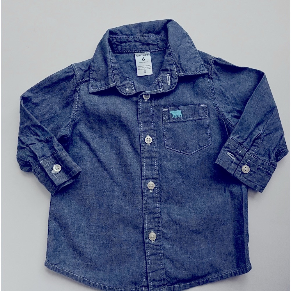 Boys 6 months Jean shirt
